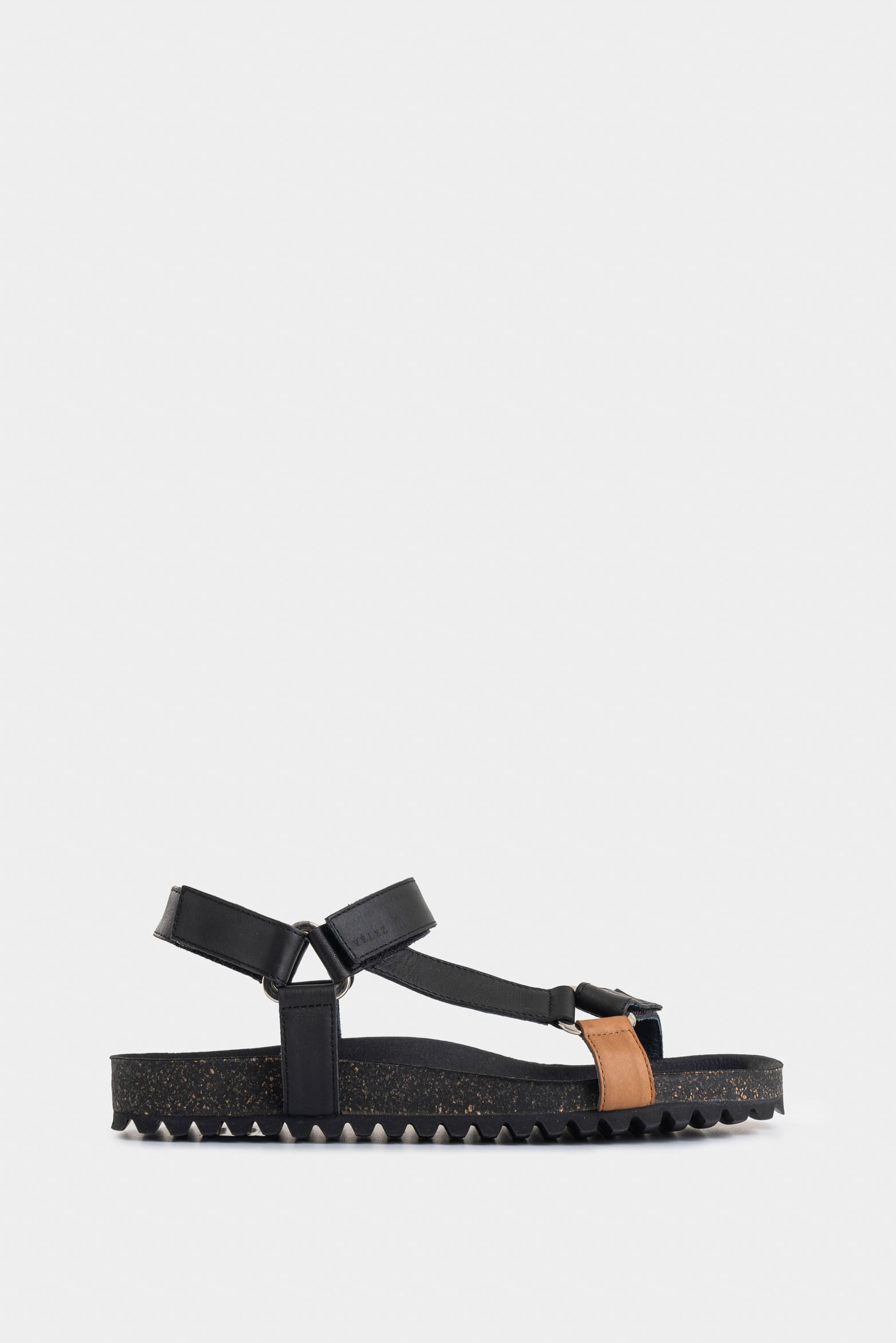 Sandalia Ginger 2.0 de cuero para hombre detalle contraste