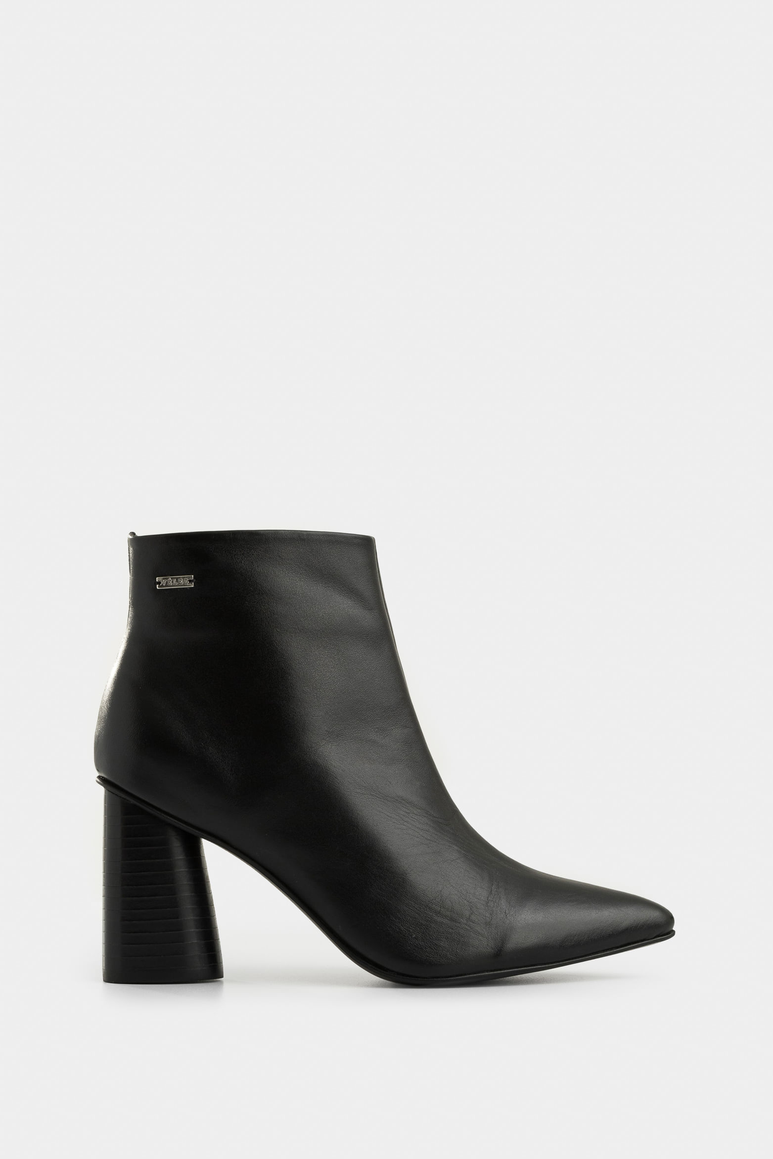 Botines Agata de cuero para mujer silueta punta