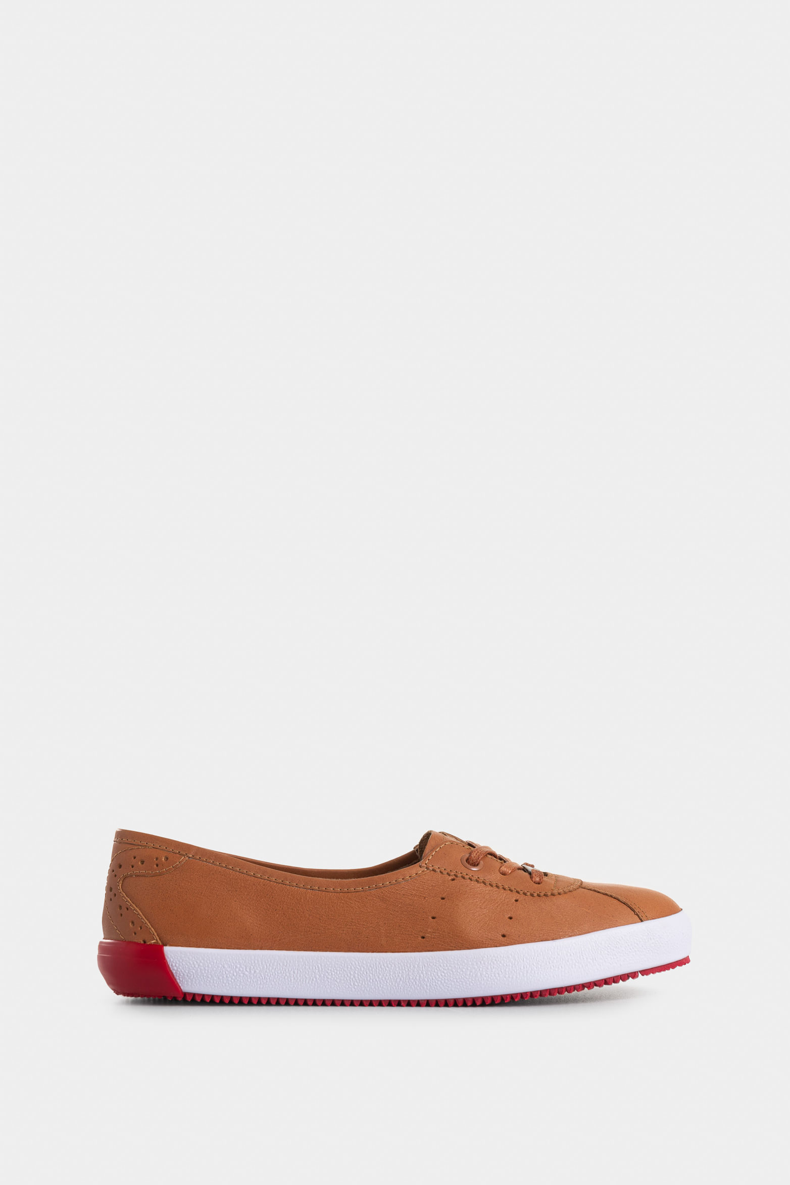 Tenis planos atenas de cuero para mujer casual