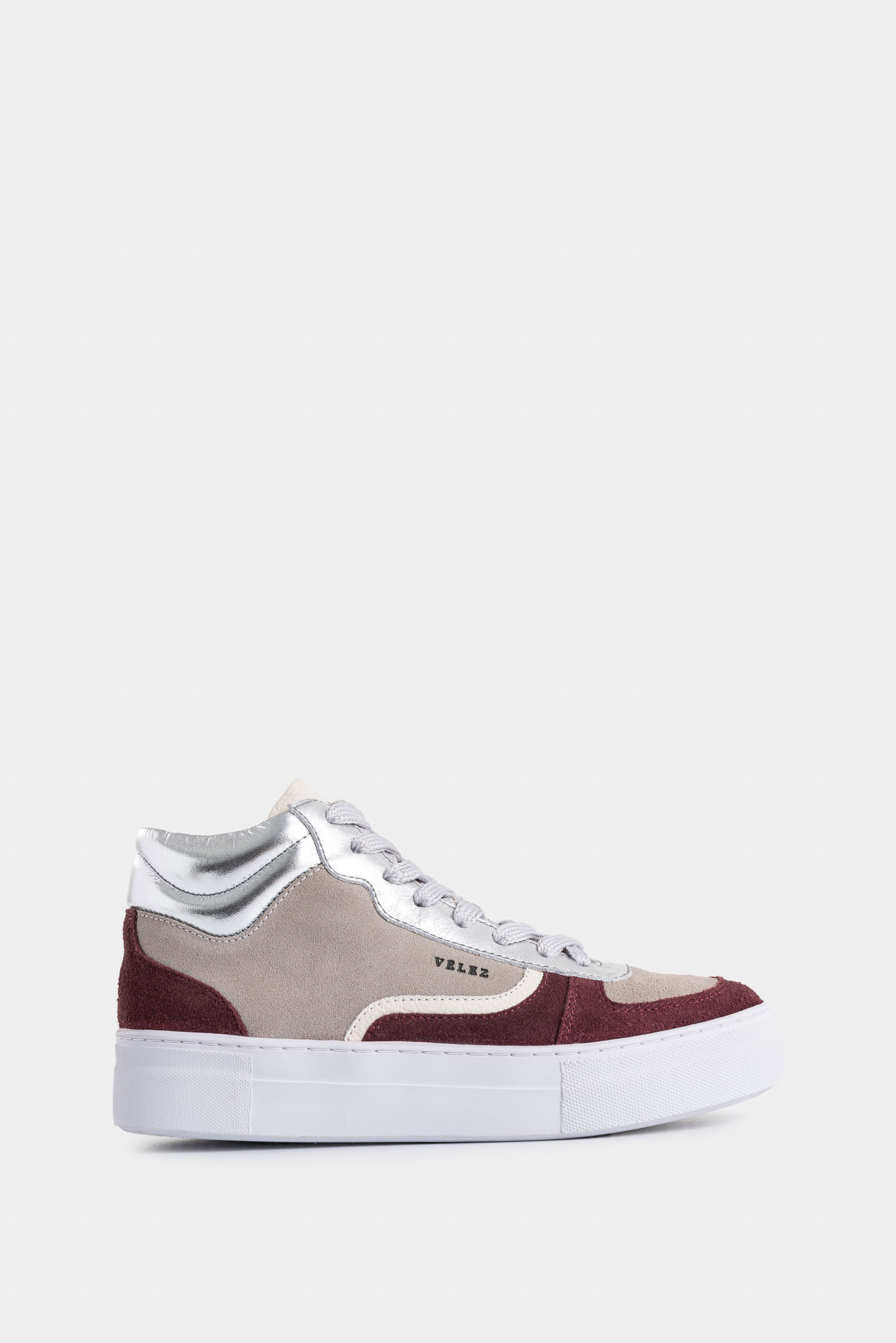 Tenis tipo bota Magena de cuero para mujer acabado vintage