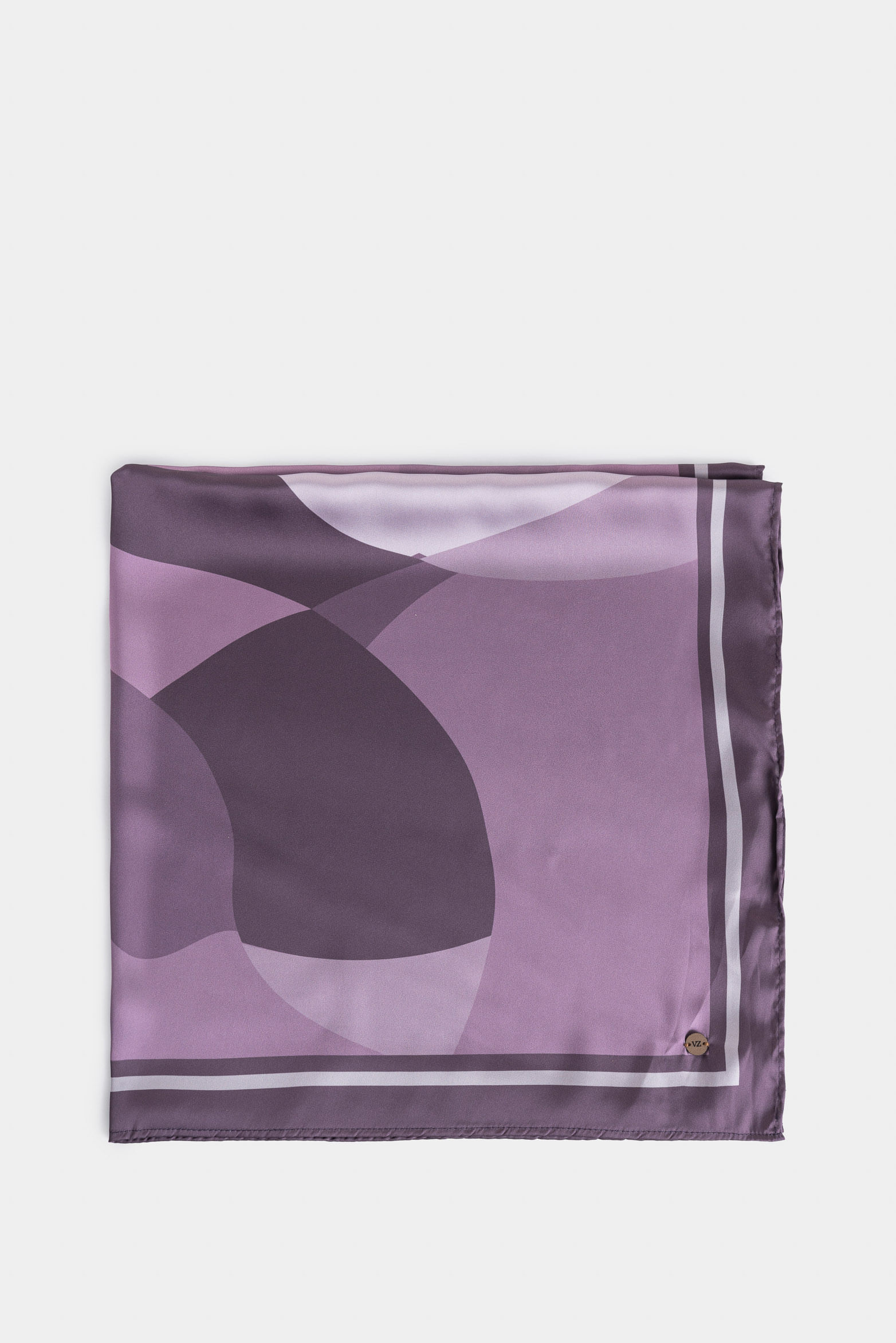 Pañuelo avellano tejido plano para mujer estampado