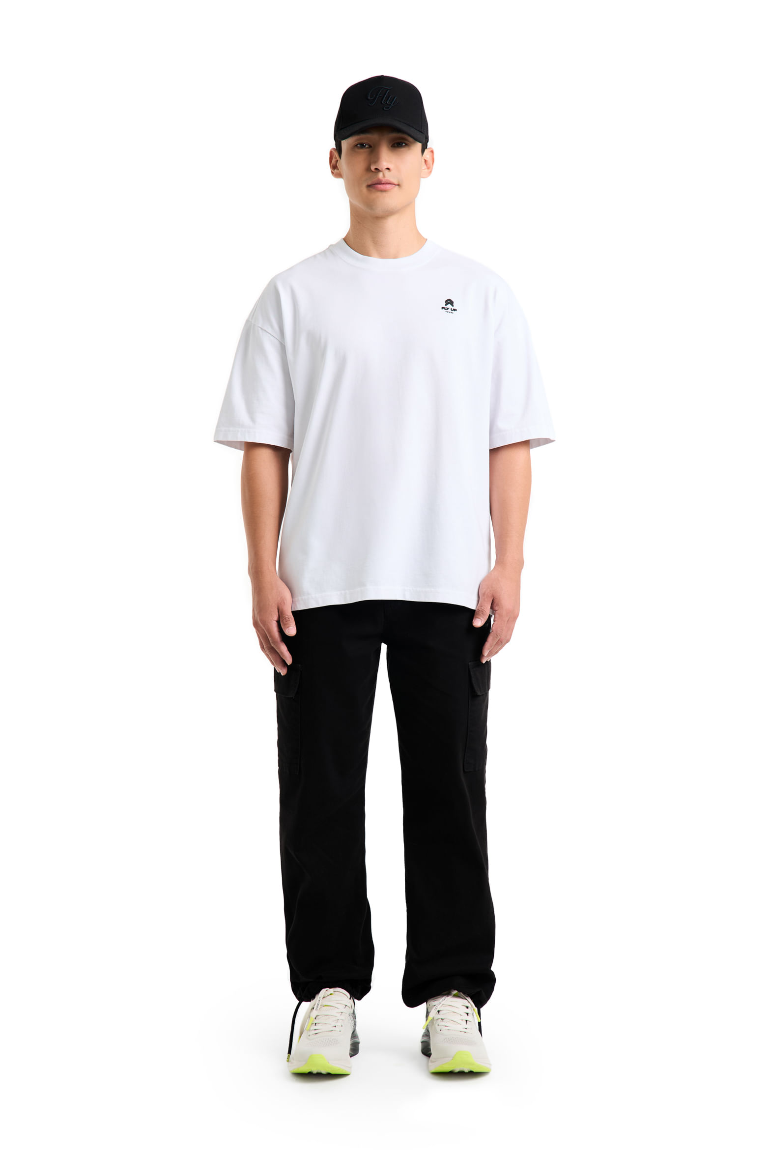 Camiseta Oversized Vega detalle bordado Unisex Fly Up