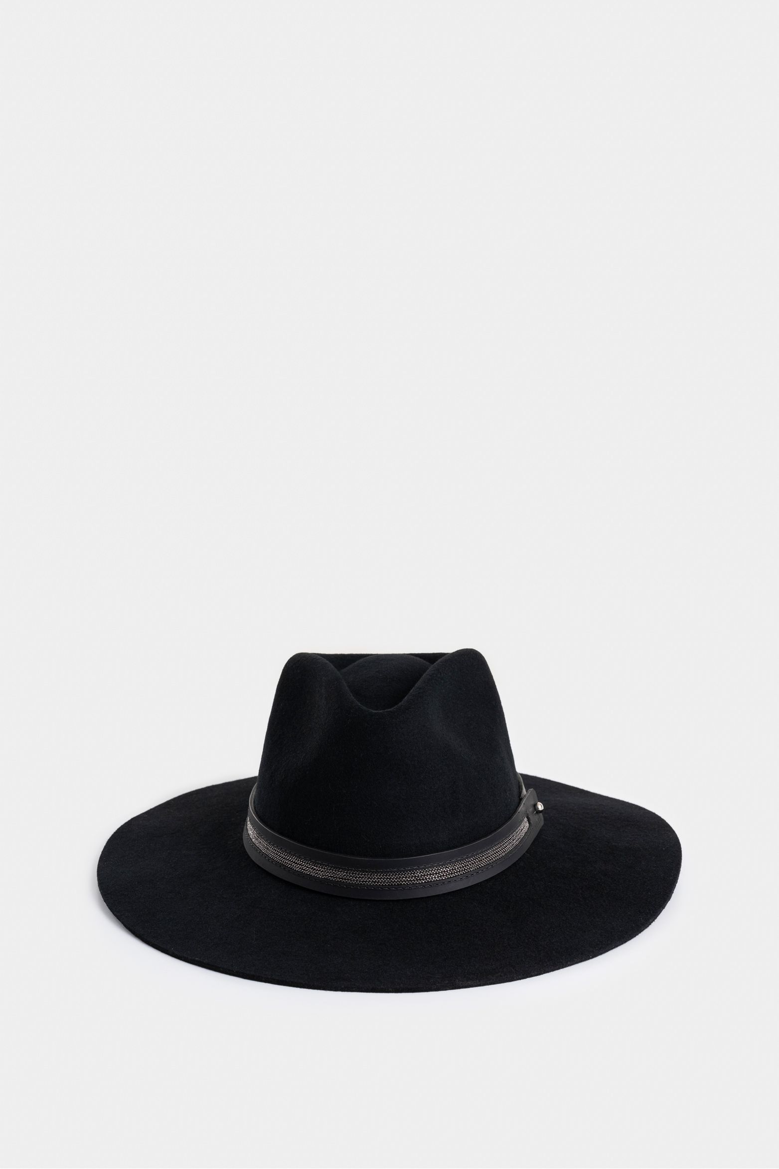 Sombrero Fedora Iris copa partida y millaré