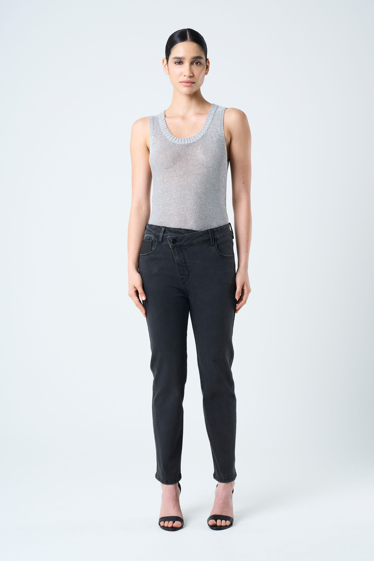 Jean Danika slim en denim confort para mujer bota recta