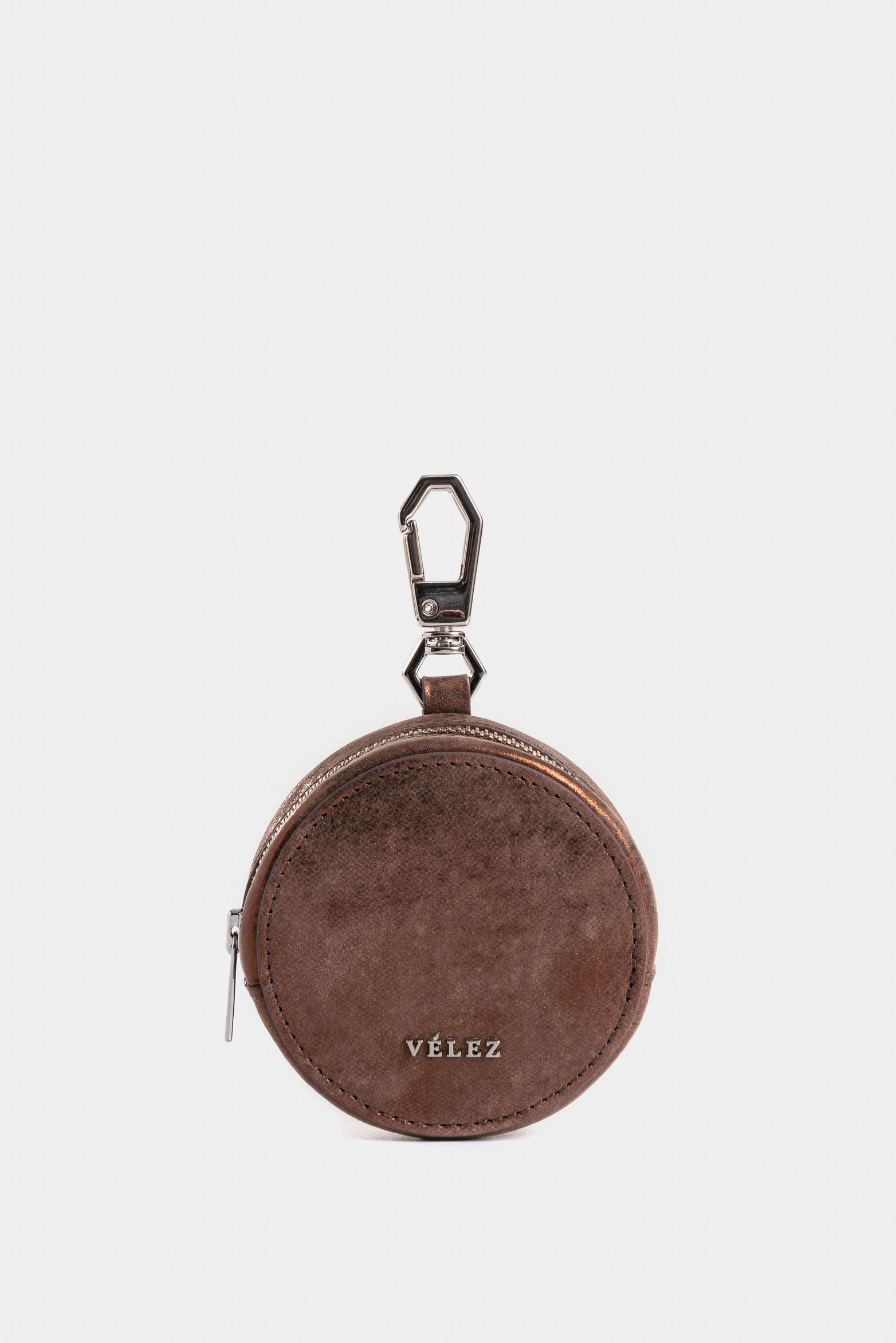 Monedero Baby de cuero folia para mujer circular