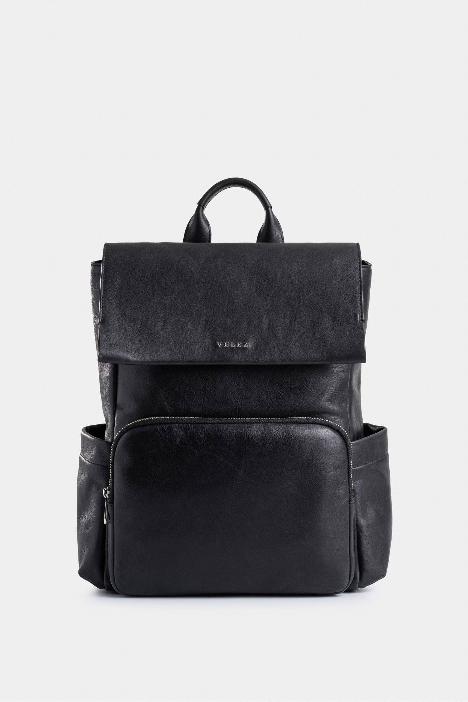 Morral Zermat de cuero para mujer perlado