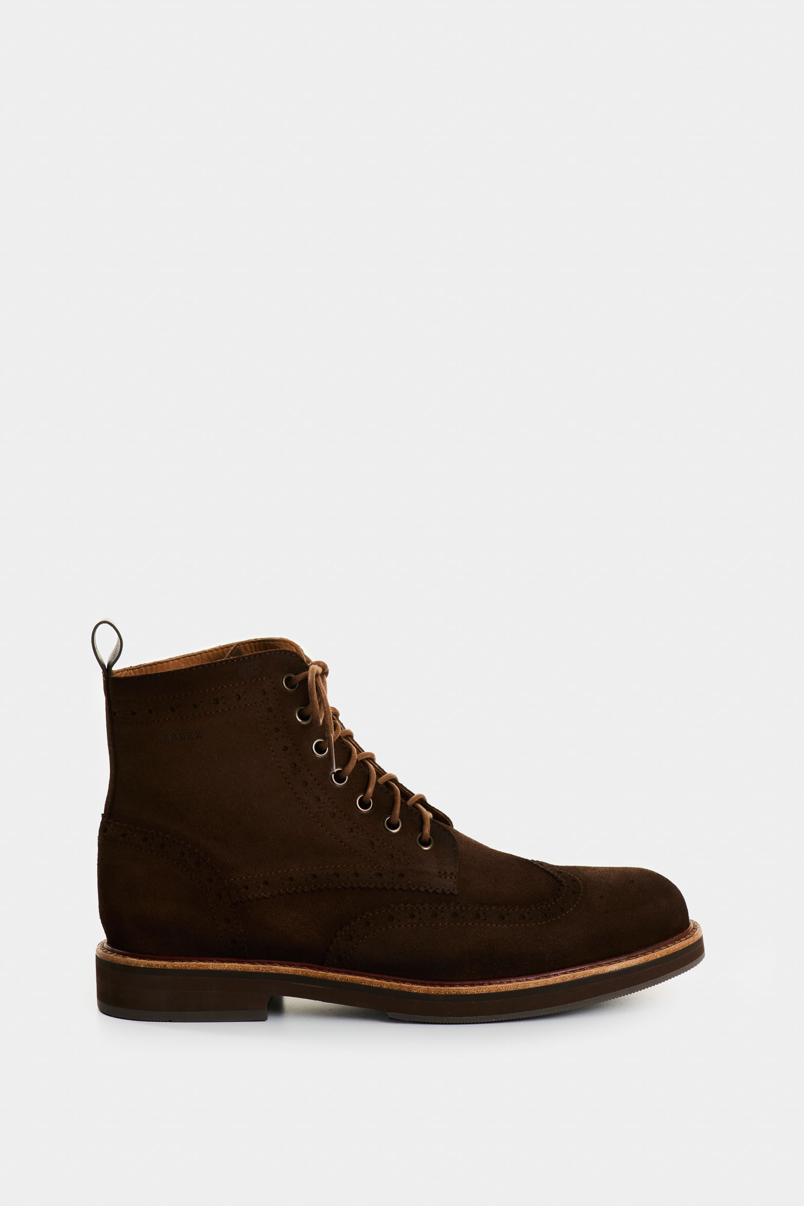 Botas Silene de cuero gamuzado para hombre silueta formal