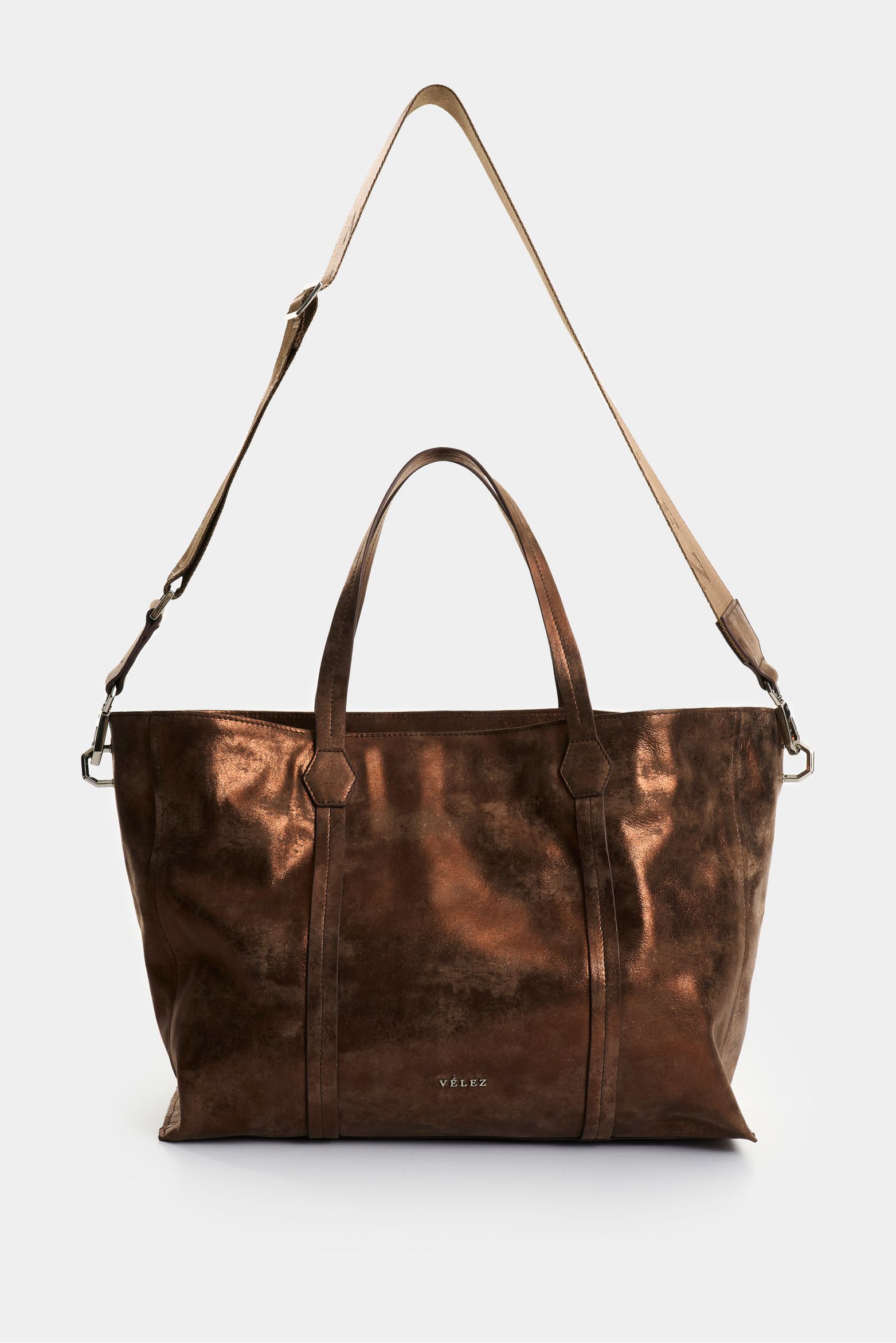 Shopping Dalia de cuero folia para mujer detalle hexagonal