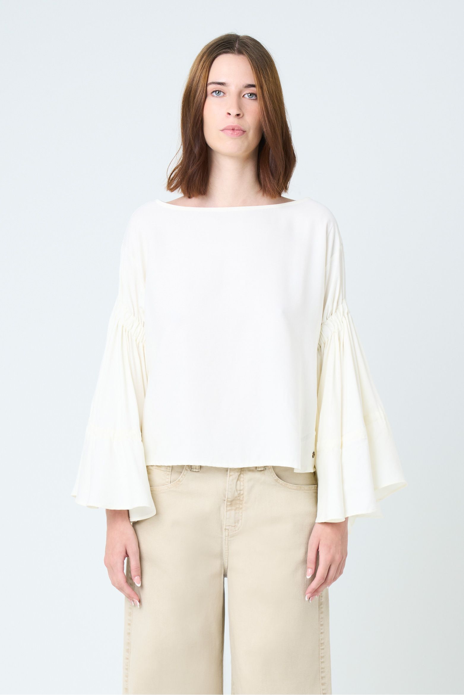 Camisa Herencia para mujer manga bolero