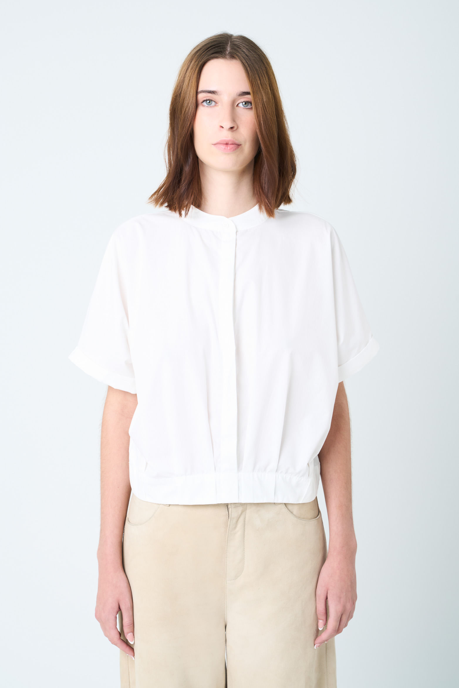 Camisa Topacio para mujer cuello nerú