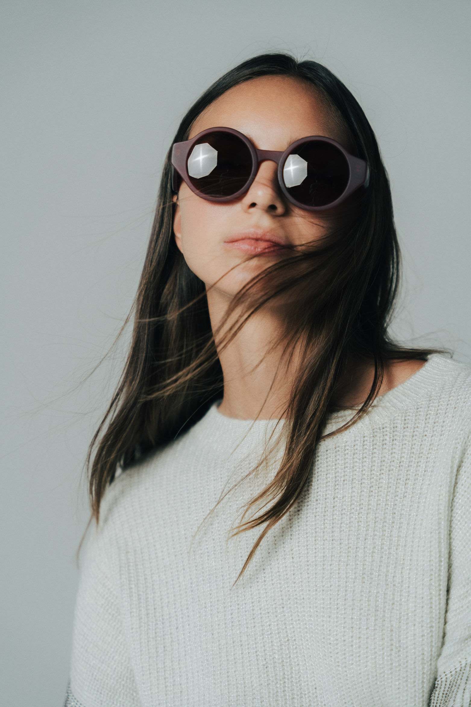 Gafas Luna para mujer hexágono