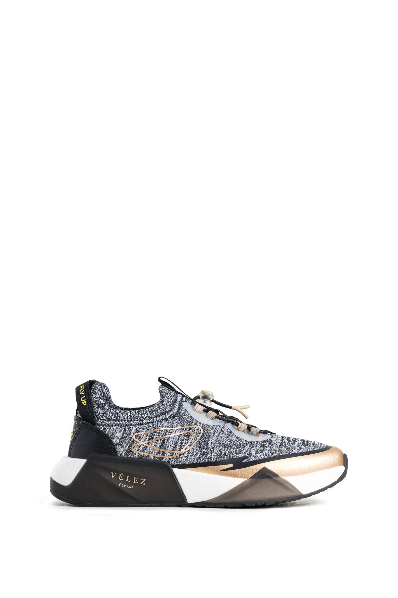 Tenis Fly Up freedom 02 de textil y cuero para mujer cordón graduable