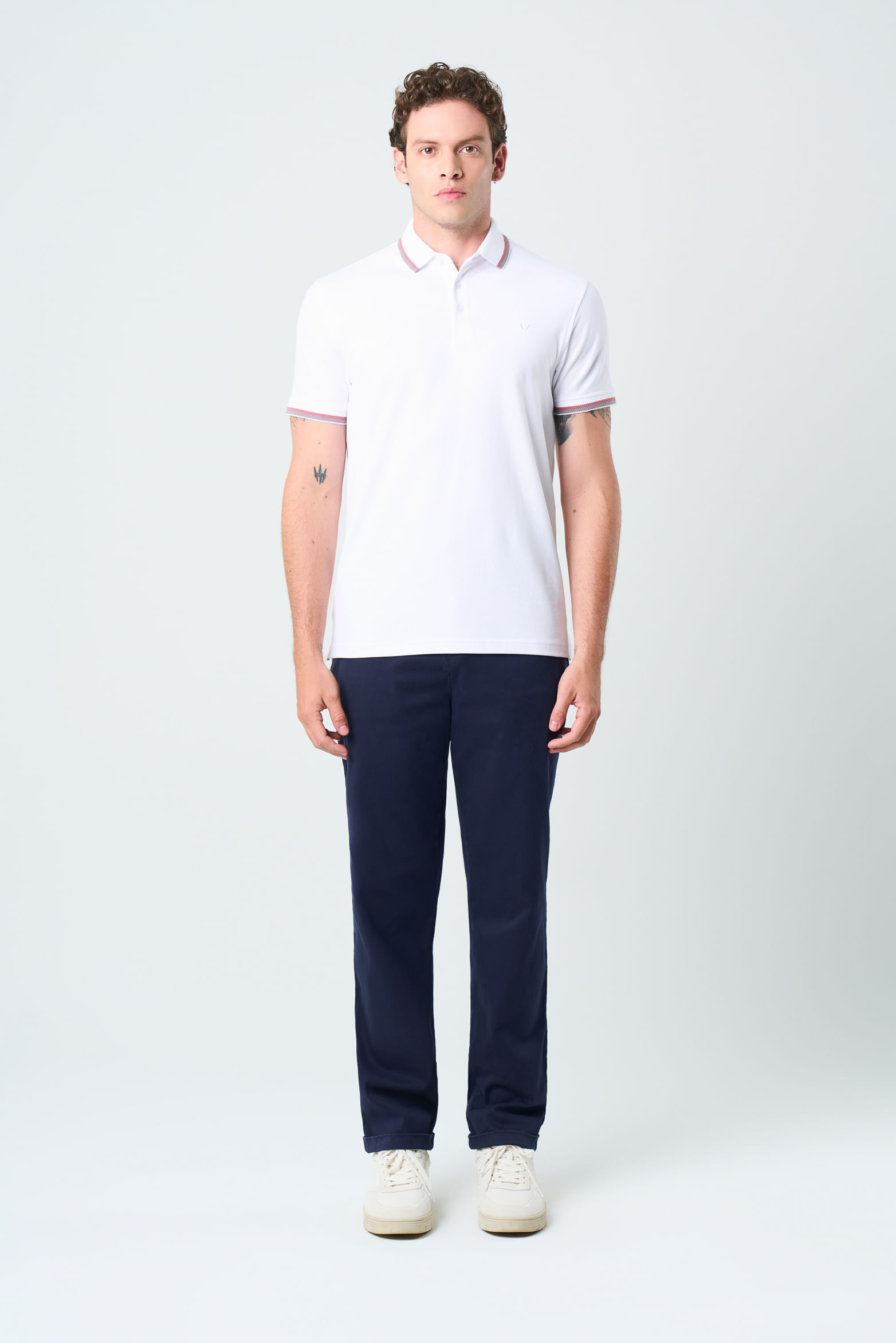 Polo Bilbao manga corta para hombre semi fitted