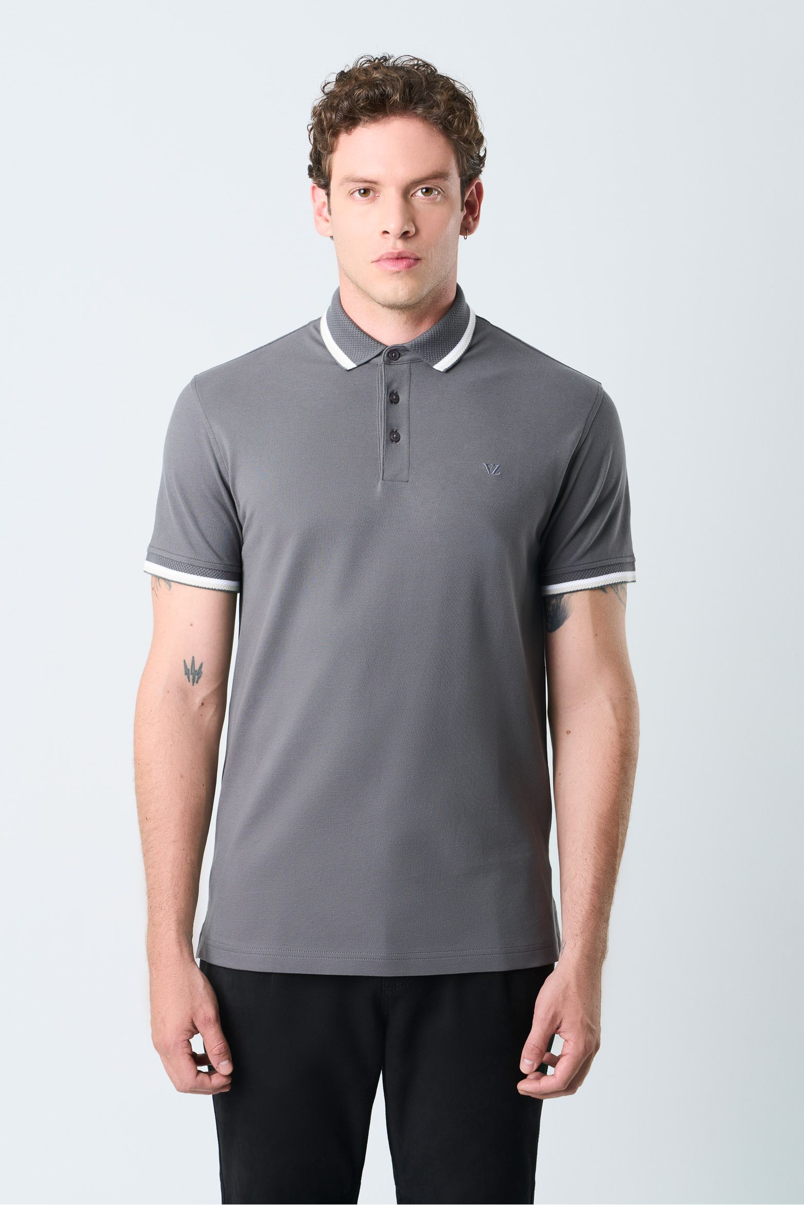 Polo Bilbao manga corta para hombre semi fitted