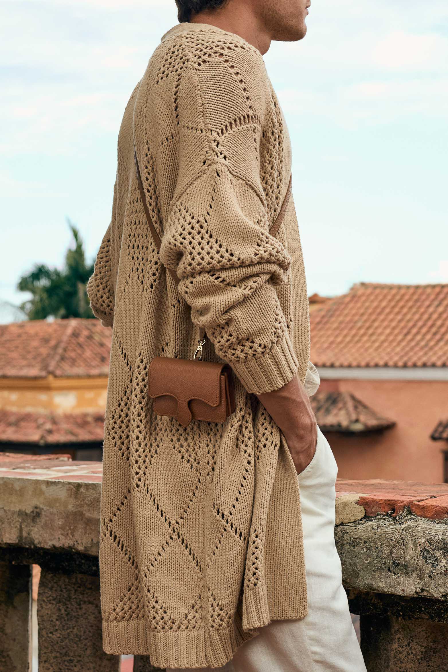 Monedero garniel de cuero para mujer cargadera removible