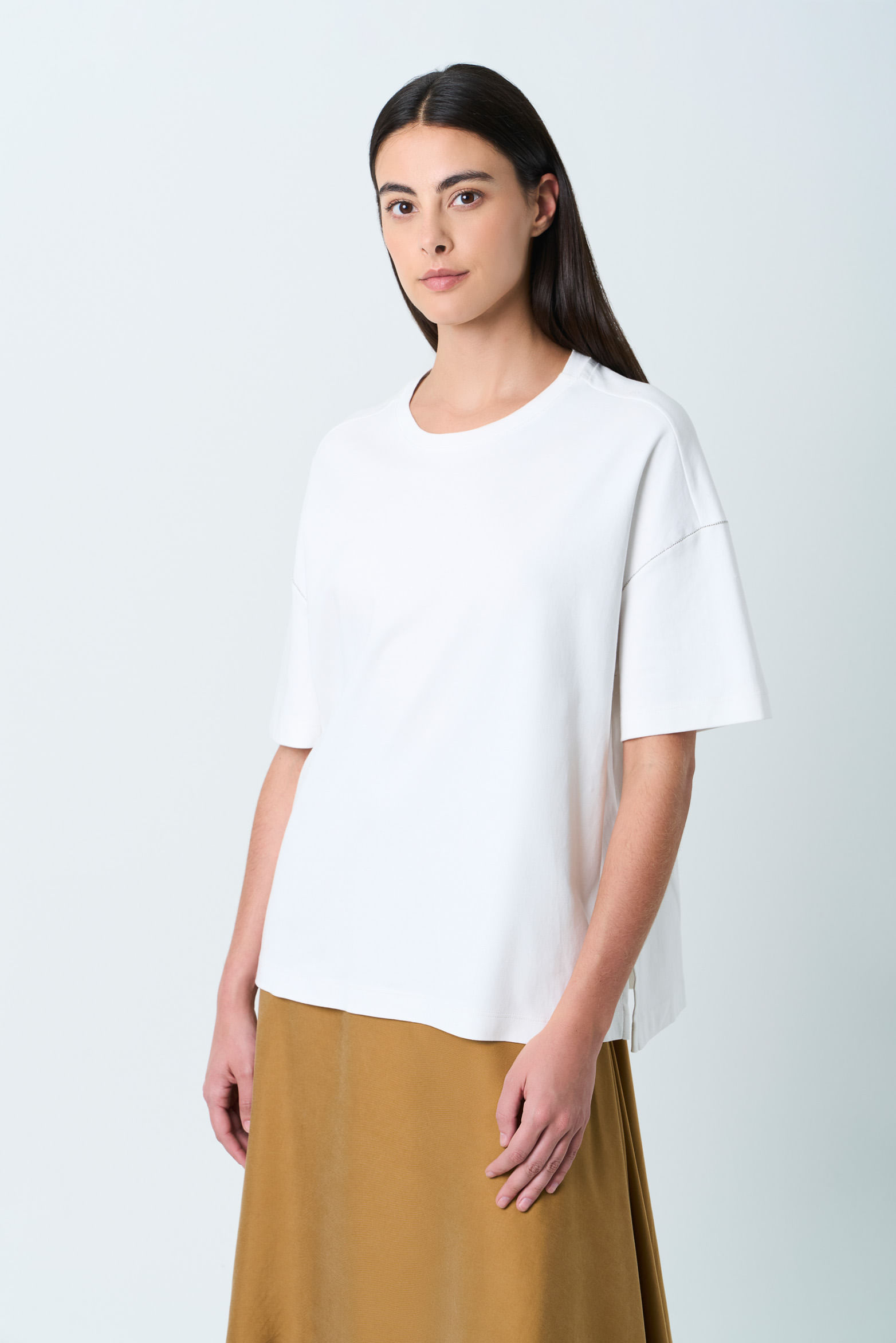 Camiseta Clark para mujer detalle millaré