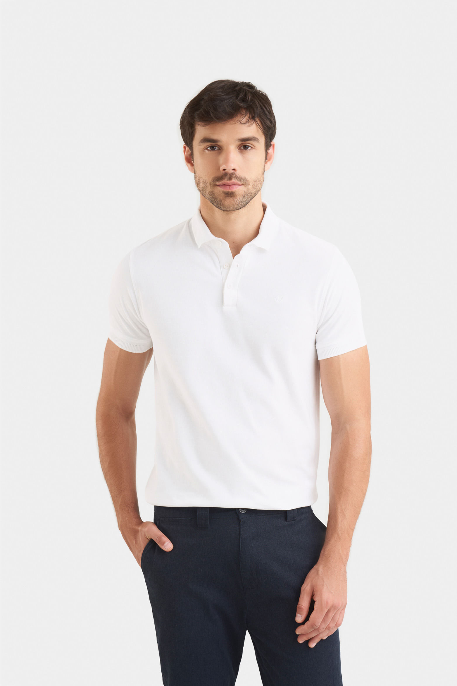 Polo casual algodón pima
