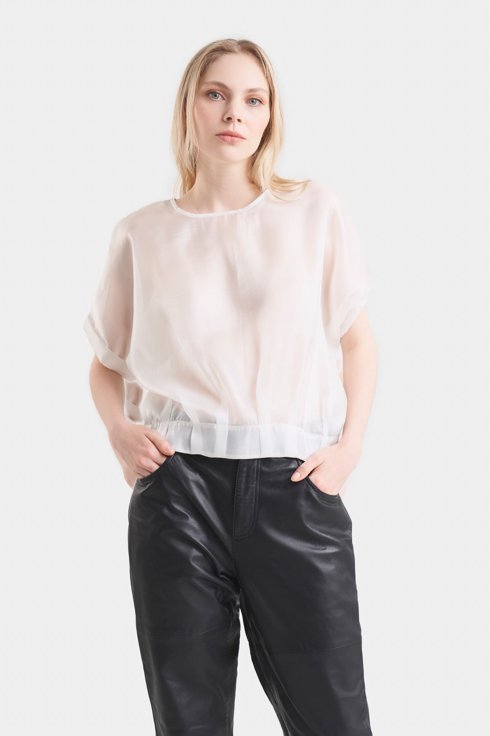 Camisa alma en tejido plano para mujer prenses