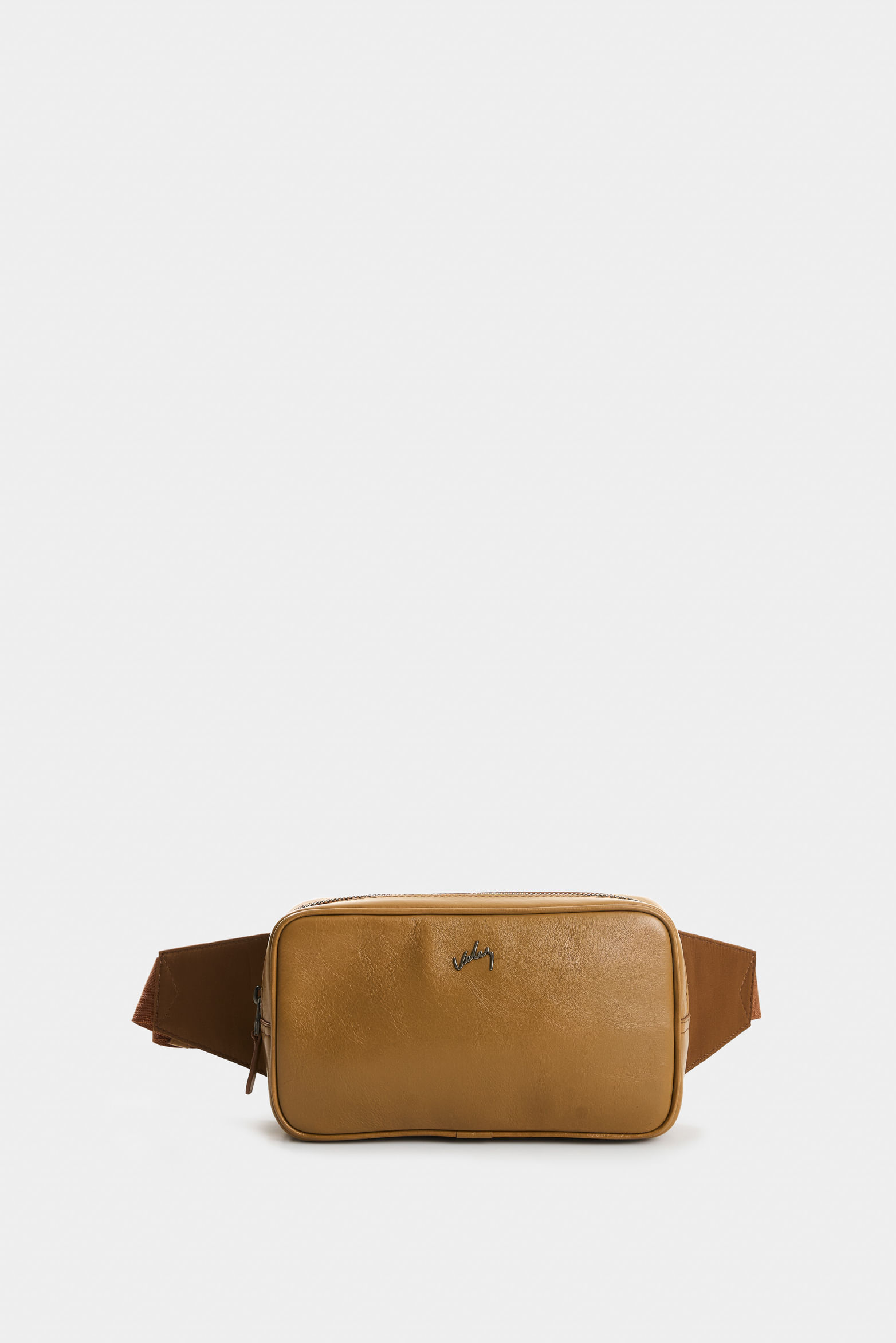 Riñonera silueta cuadrada de cuero para hombre Hazel