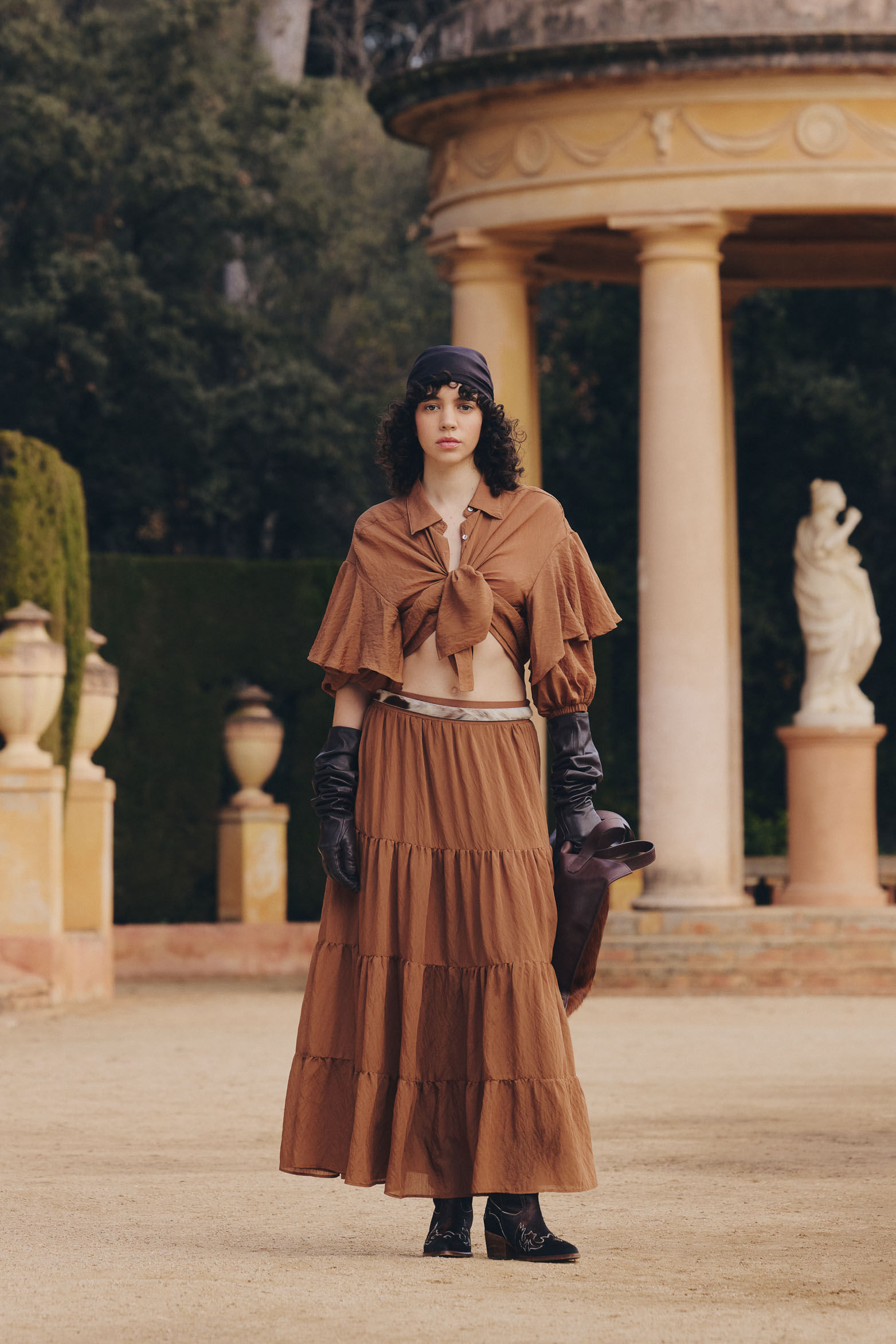 Falda larga Galera para mujer capas