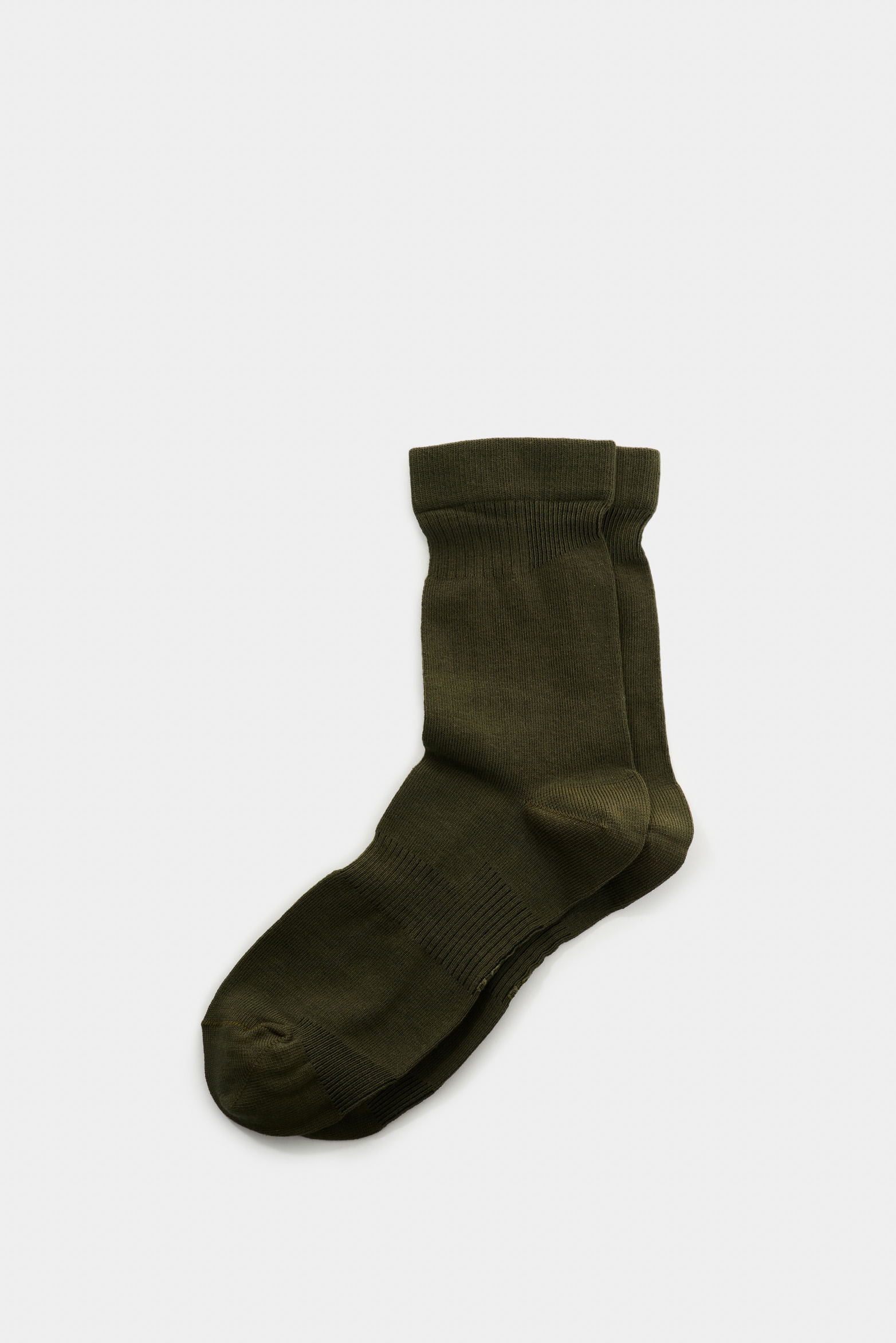 Calcetines media pierna tejidos para hombre detalle acanalado