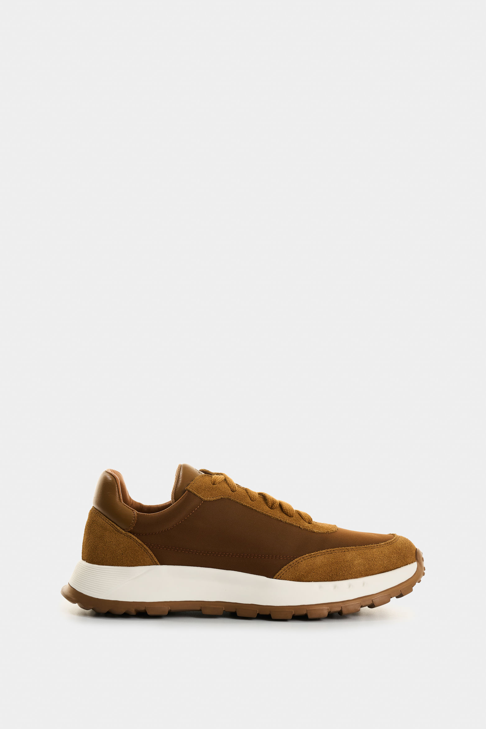 Tenis de lona y detalles en cuero para mujer Thorian