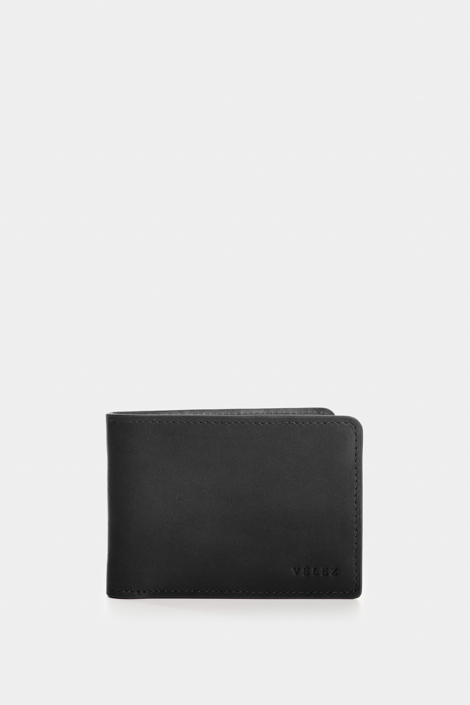 Billetera de cuero para hombre Coral