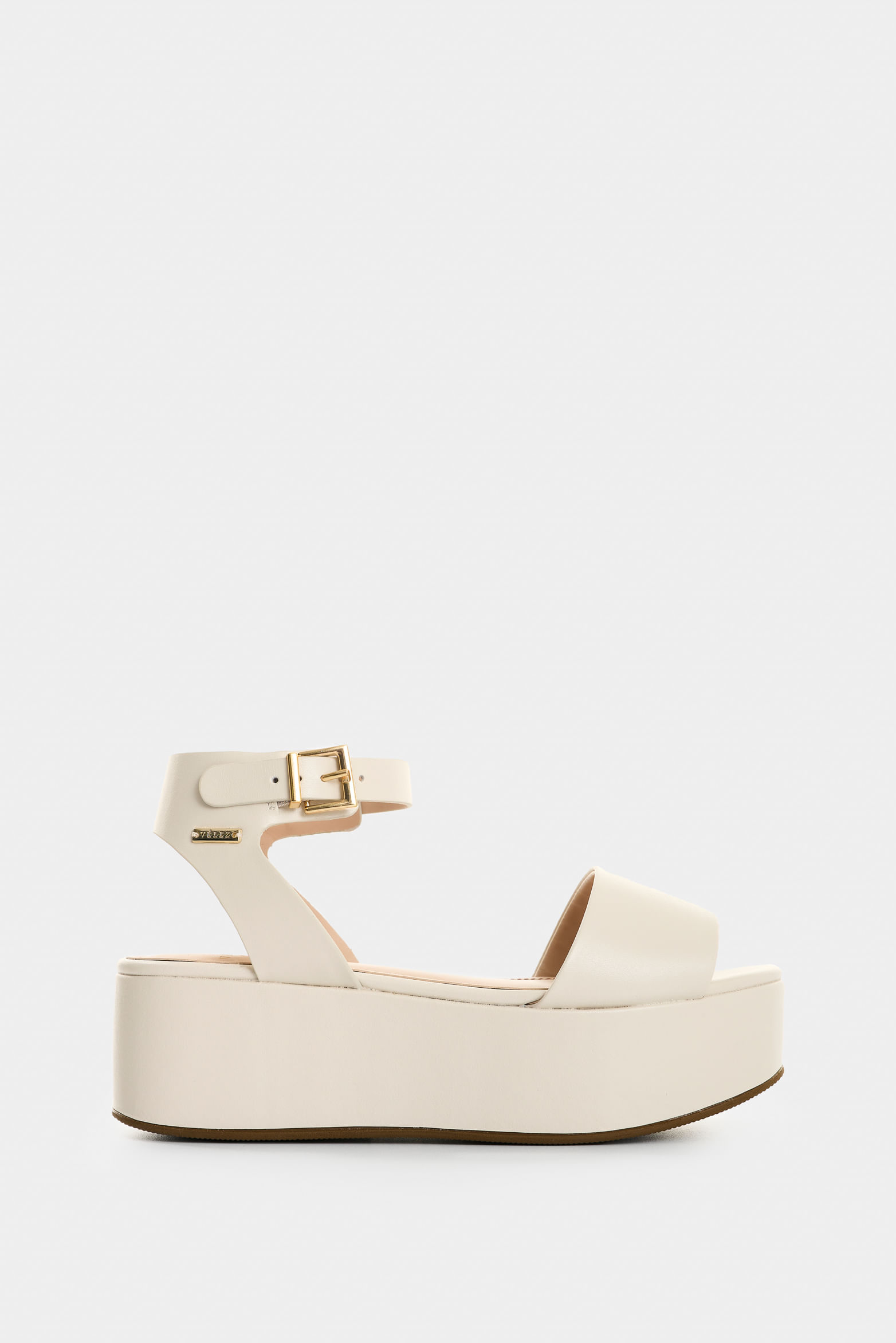 Sandalia plataforma de cuero para mujer Soren