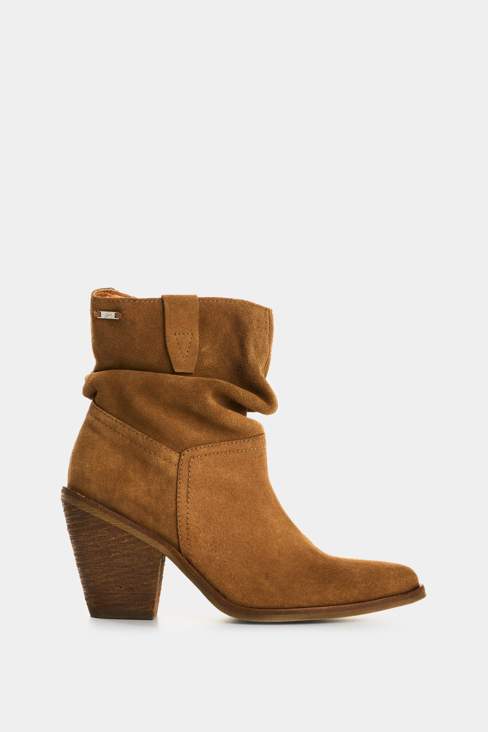 Botines de cuero gamuzado para mujer Faro