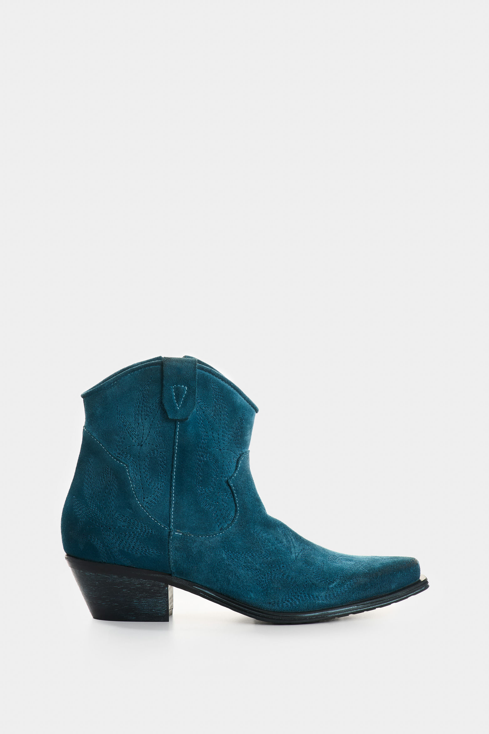 Botines Dune de cuero para mujer acabado envejecido