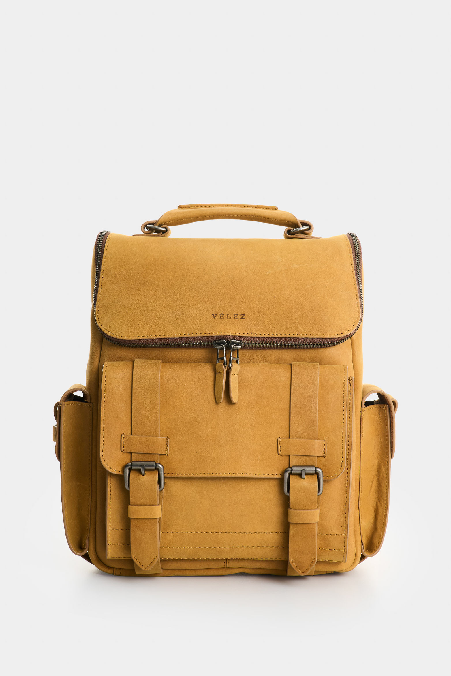 Morral Rioja oregon en cuero envejecido para mujer