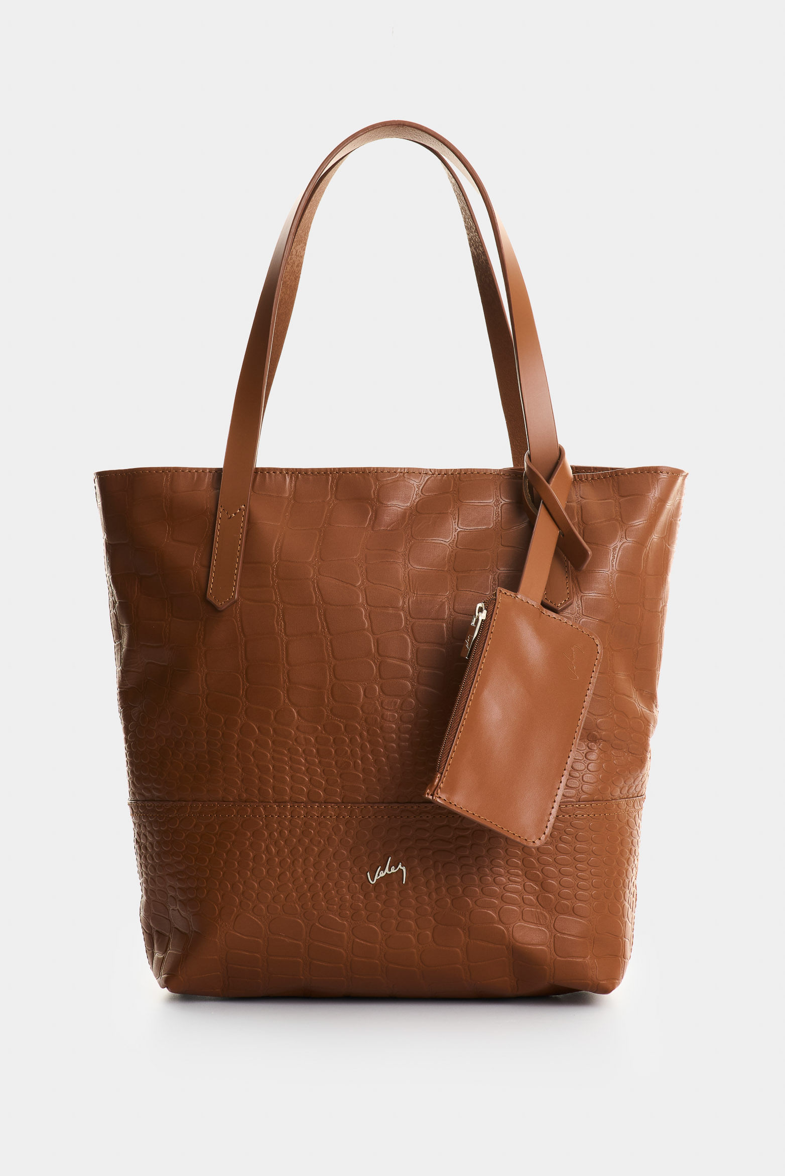Shopping de cuero grabado para mujer Verona