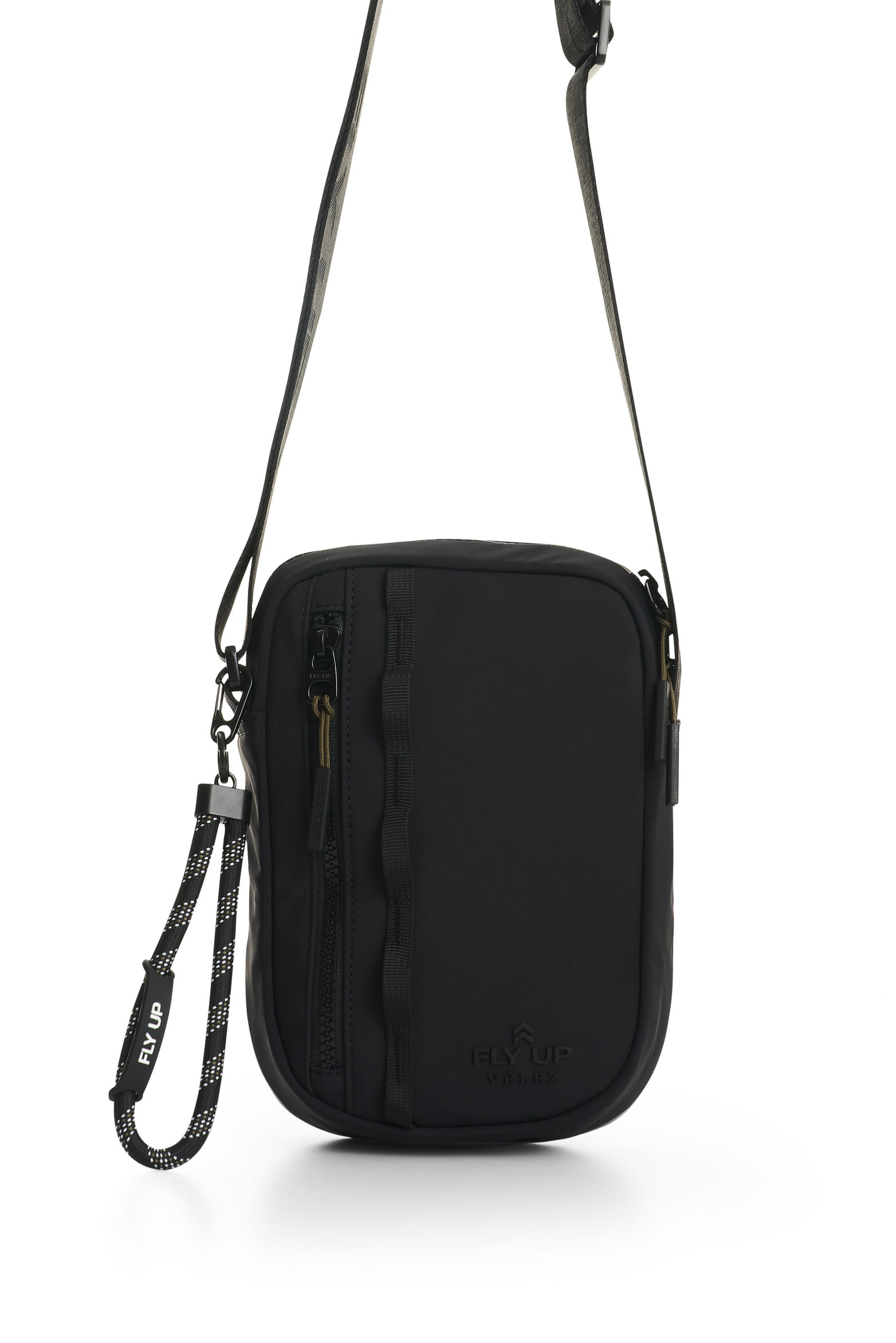 Bandolera de Lona Check para hombre Fly Up
