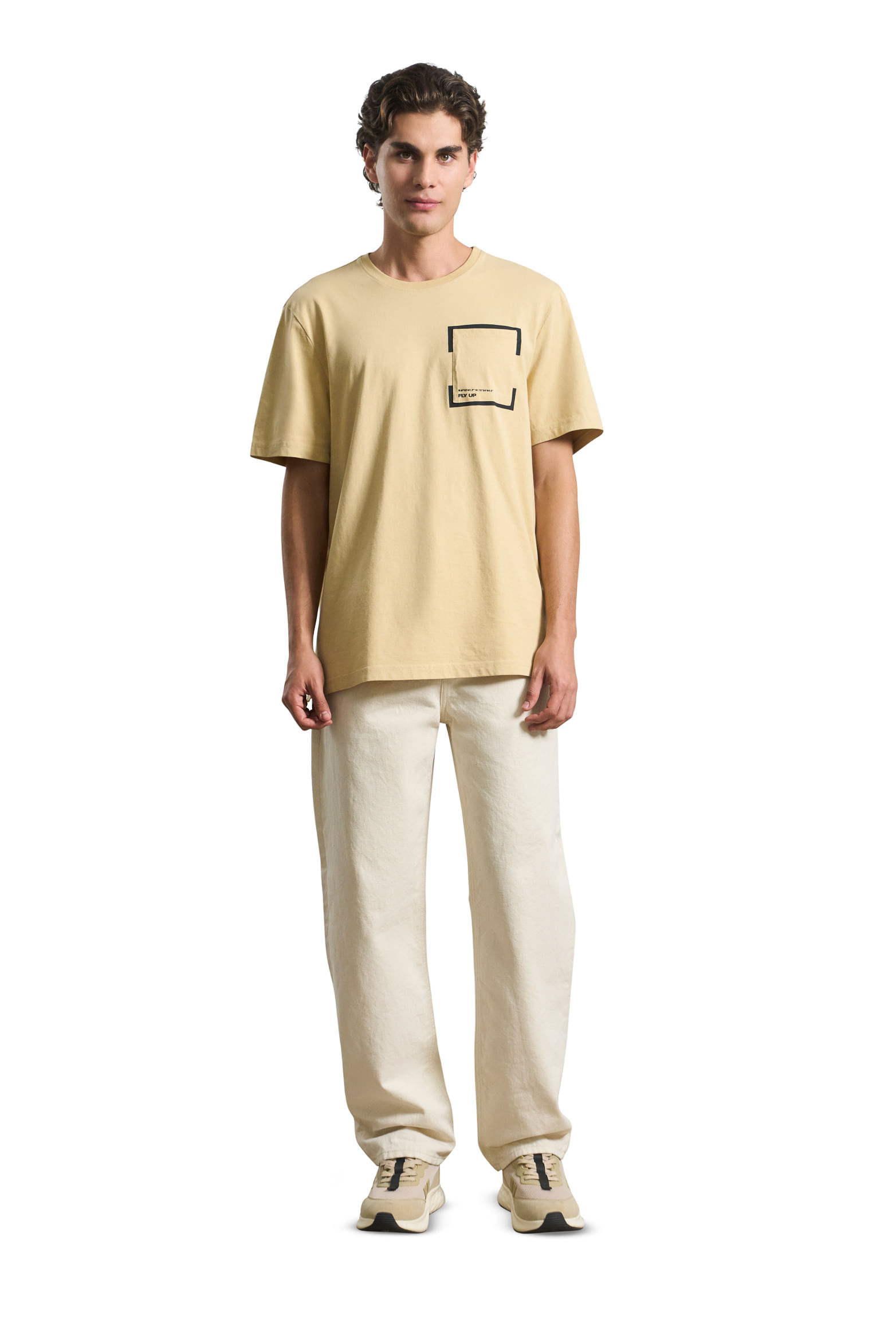 Camiseta fit regular Bruma unisex Fly Up