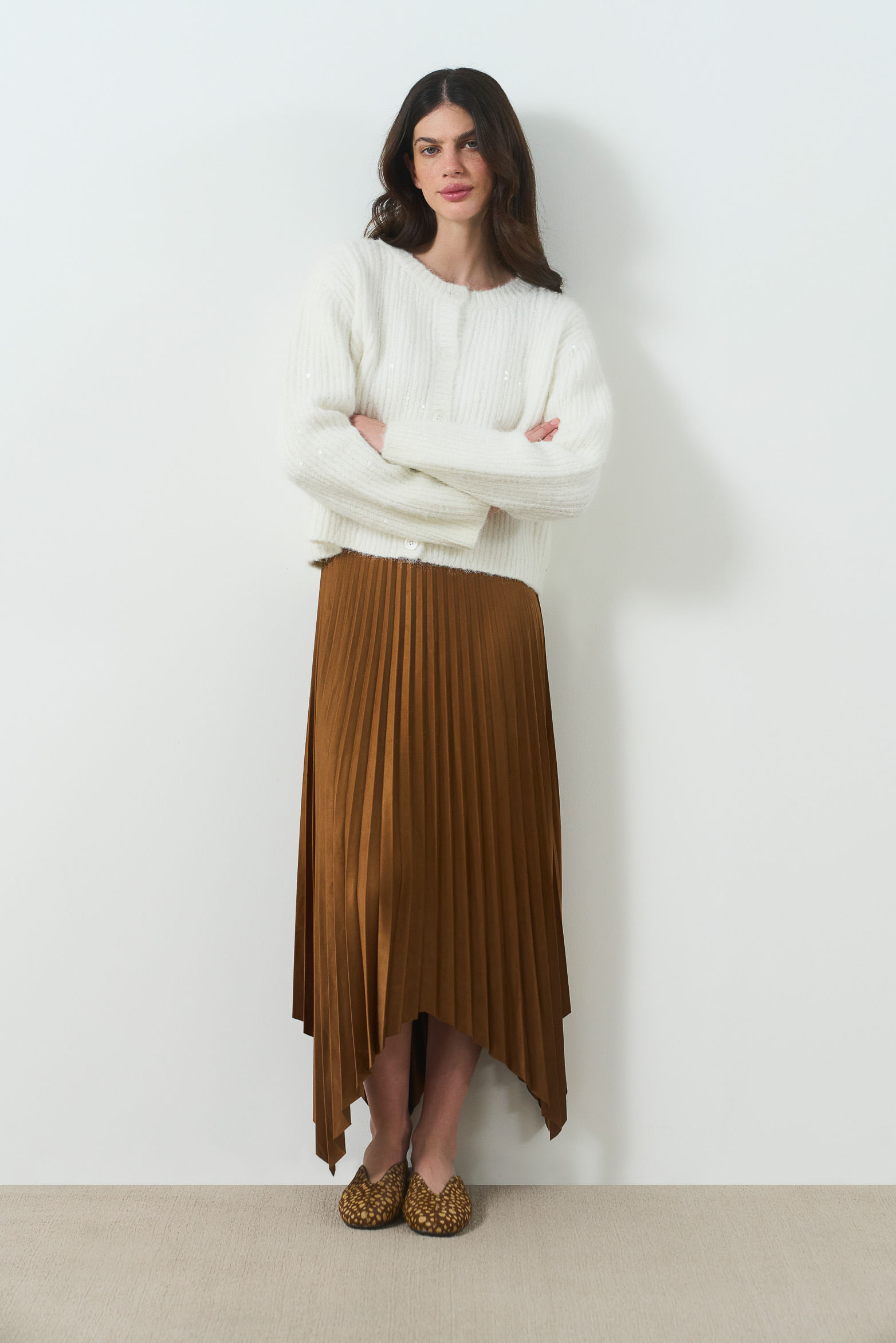 Falda plisada Antay para mujer