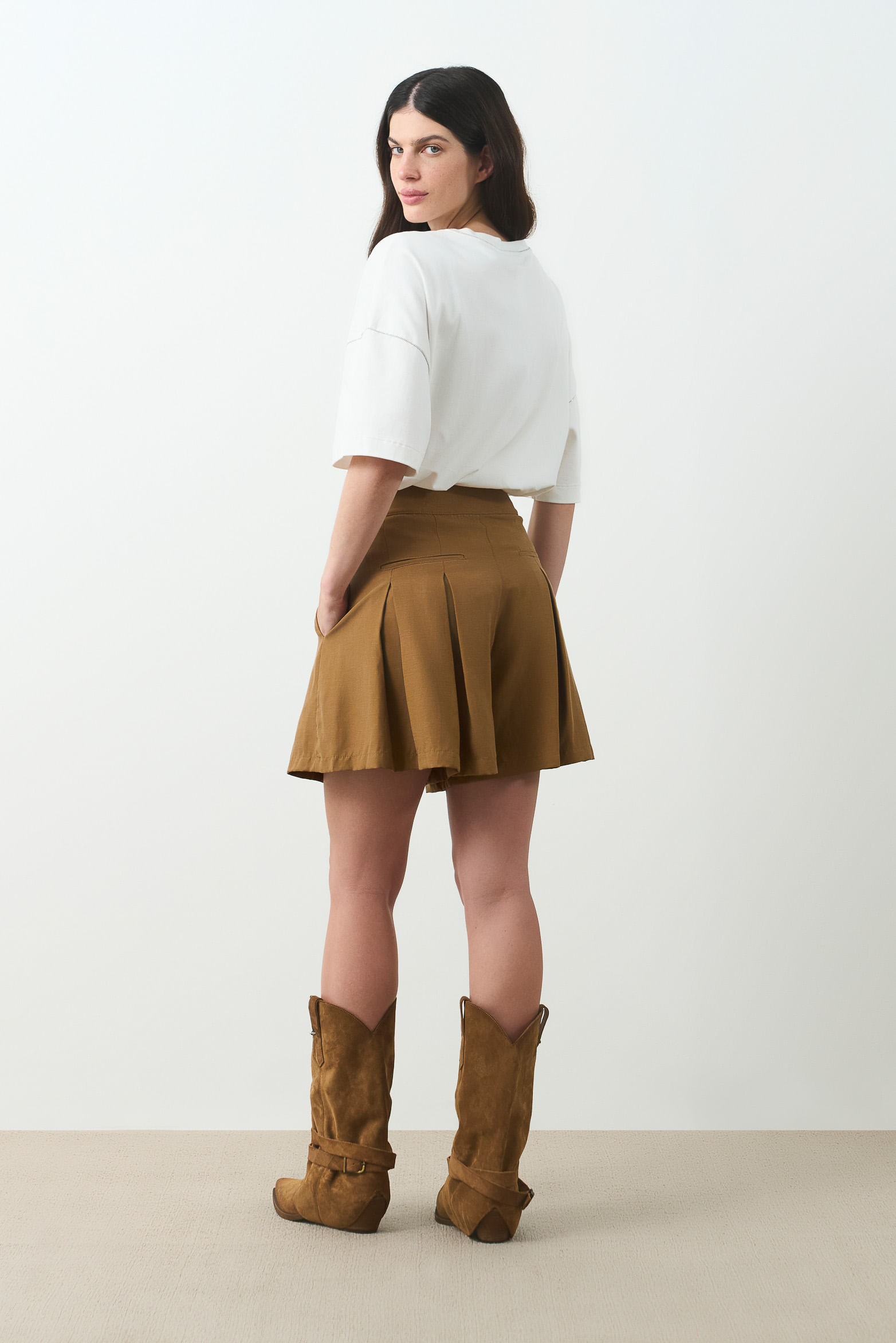 Short Amaru para mujer fit holgado