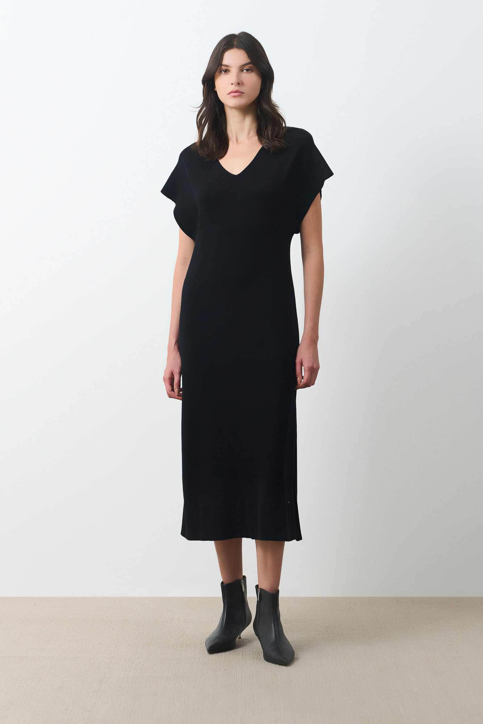 Vestido tejido Alessio para mujer fit semi holgado